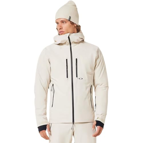 Oakley Mens Kendall Recycled Shell Jacket 2.0, Mist, Small at